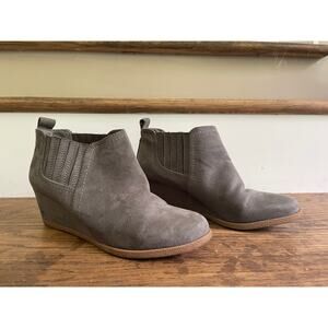 Dolce Vita‎ DV8 Womens Bria Wedge Booties sz 6.5